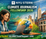 NYU Stern Climate Economics Journalism Fellowship 2026 (Fully Funded)