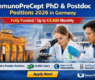 ImmunoPreCept PhD & Postdoc Positions 2026 in Germany (Fully Funded + €4,800 Salary)