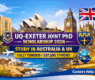 UQ-Exeter Joint PhD Scholarship 2026 (Fully Funded) | Study in Australia & UK with $37,500 Stipend