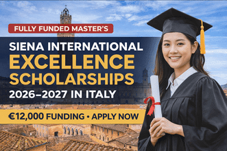 Siena International Excellence Scholarships 2026–2027 in Italy offering €12,000 funding for international master’s students at the University of Siena