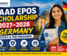 DAAD EPOS Scholarship 2027–2028 in Germany | Fully Funded Master’s & PhD