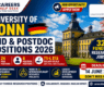 University of Bonn PhD & Postdoc Positions 2026 in Germany | 32 Funded Research Jobs