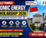 Atomic Energy Scholarship 2026–2027 in China | Fully Funded + Monthly Stipend