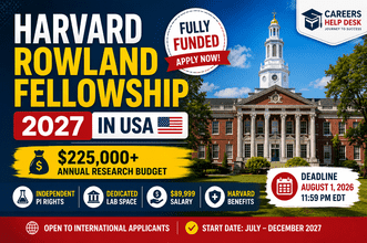 Harvard Rowland Fellowship 2027 fully funded research fellowship in USA for early career scientists and engineers