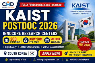 KAIST InnoCORE Postdoctoral Fellowship 2026 South Korea fully funded research jobs