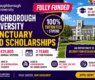 Loughborough University Sanctuary PhD Scholarships 2026 in UK | Fully Funded + £21,805 Stipend