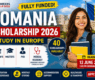 Romanian Government Scholarship 2026 in Europe (Fully Funded) | 40 Scholarships for International Students