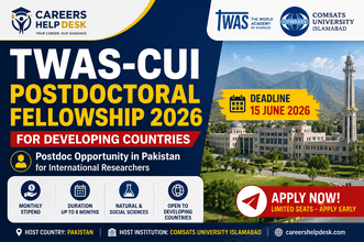 TWAS-CUI Postdoc Fellowship 2026