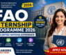 FAO Internship Programme 2026 | Paid UN Internship for Students & Graduates