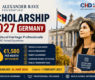 Alexander Rave Foundation Scholarship 2027 Germany | €1,500 Monthly Grant