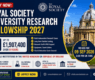 Royal Society University Research Fellowship 2027 | Up to £1.9 Million for Eight Years