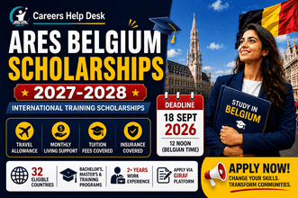 ARES Belgium Scholarships 2027-2028 for international training in Belgium with travel, living support, tuition, insurance and Sept 18 deadline
