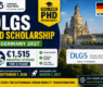 DLGS PhD Scholarship 2027 in Germany: €1,515 Monthly Stipend, Eligibility and Deadline
