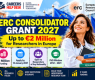 ERC Consolidator Grant 2027: Up to €2 Million for Researchers in Europe