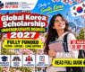 Global Korea Scholarship 2027: Fully Funded GKS-U Guide