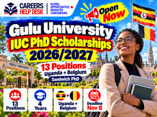 Gulu University IUC PhD Scholarships 2026/2027 – 13 Positions in Uganda and Belgium