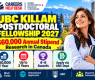 UBC Killam Postdoctoral Fellowship 2027 in Canada | $60,000 Stipend