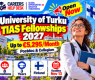 University of Turku TIAS Fellowships 2027 in Finland: 8 Positions, Up to €5,295/Month